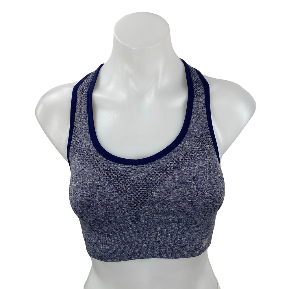 New Balance Seamless Medium Impact Gym Athletic Activewear Sports Bra Tank Top S